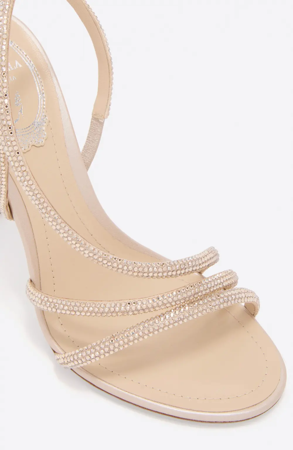 Rene Caovilla ERIN GOLD SANDAL 100