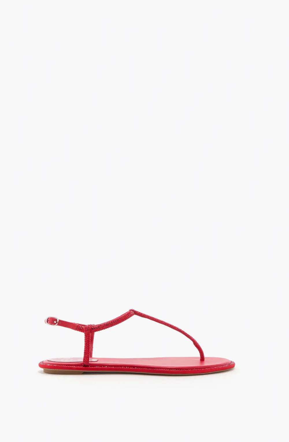Rene Caovilla DIANA CRYSTAL RED SANDAL 10