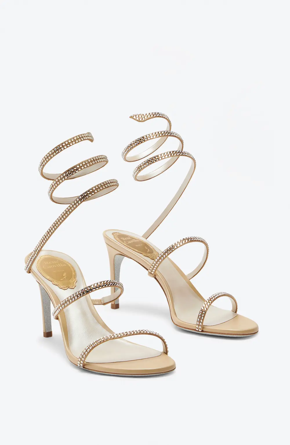 Rene Caovilla Cleo Nude Sandal 80