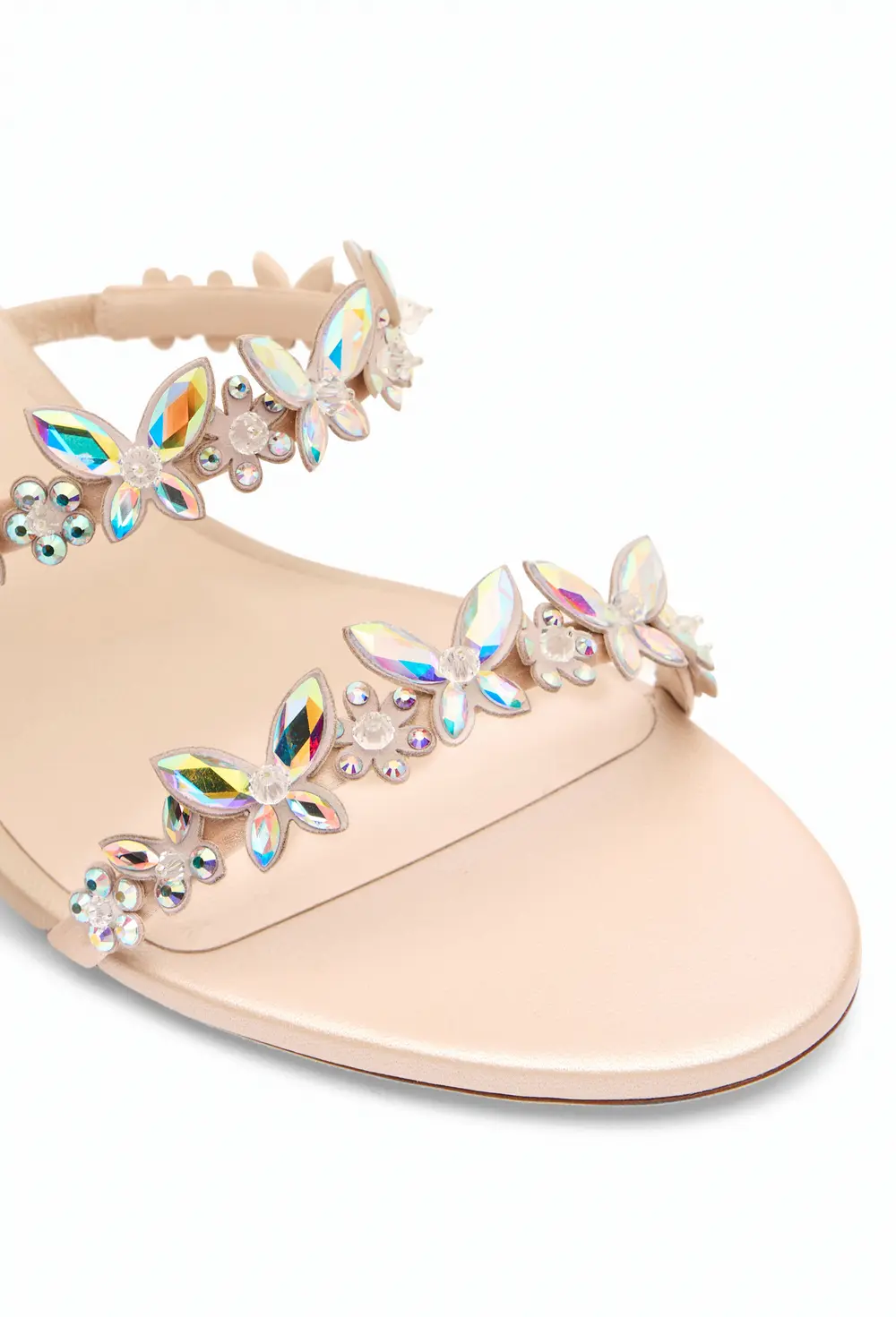 Rene Caovilla EDEN NUDE MULE SANDAL 60
