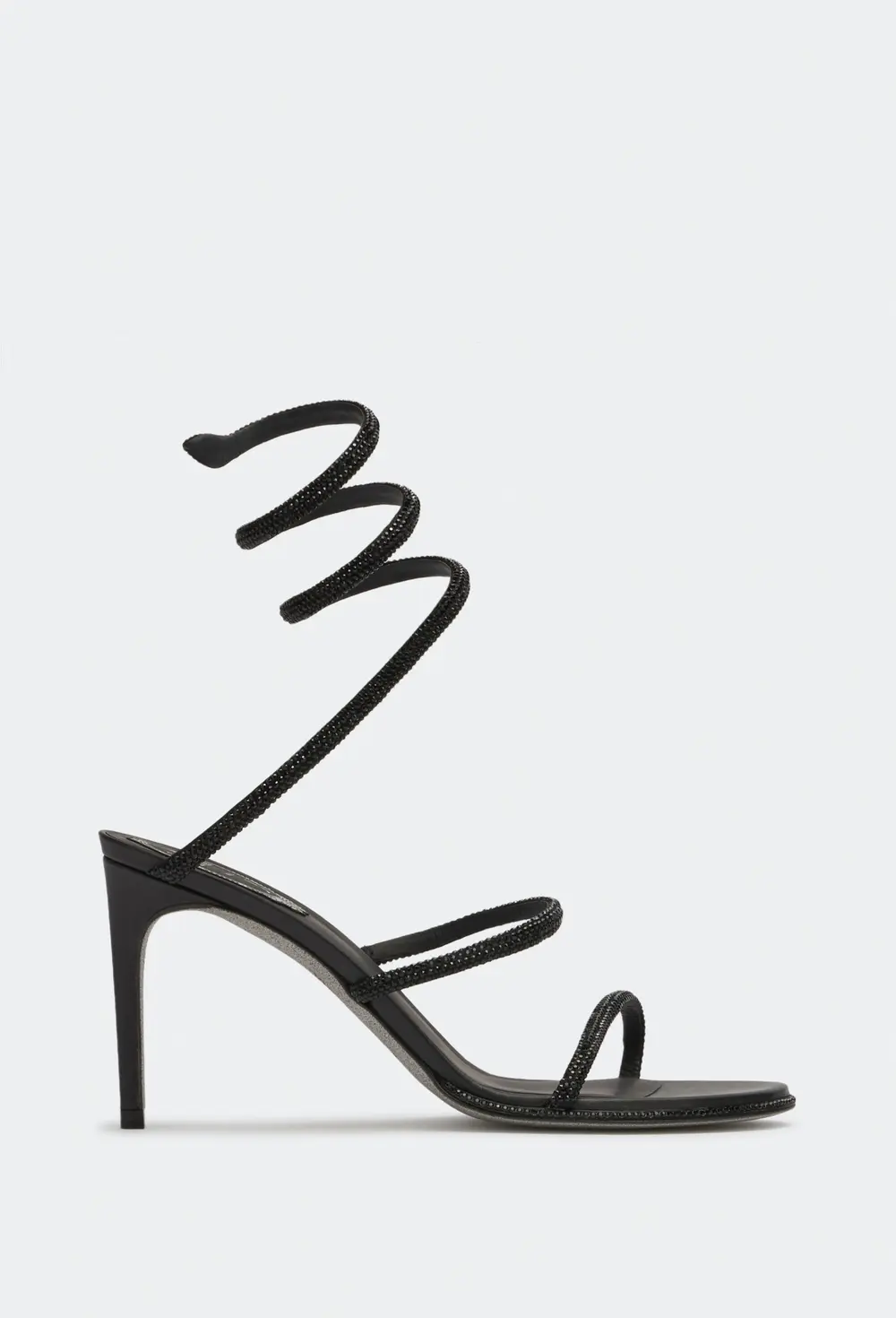 Rene Caovilla CLEO BLACK SANDAL 80