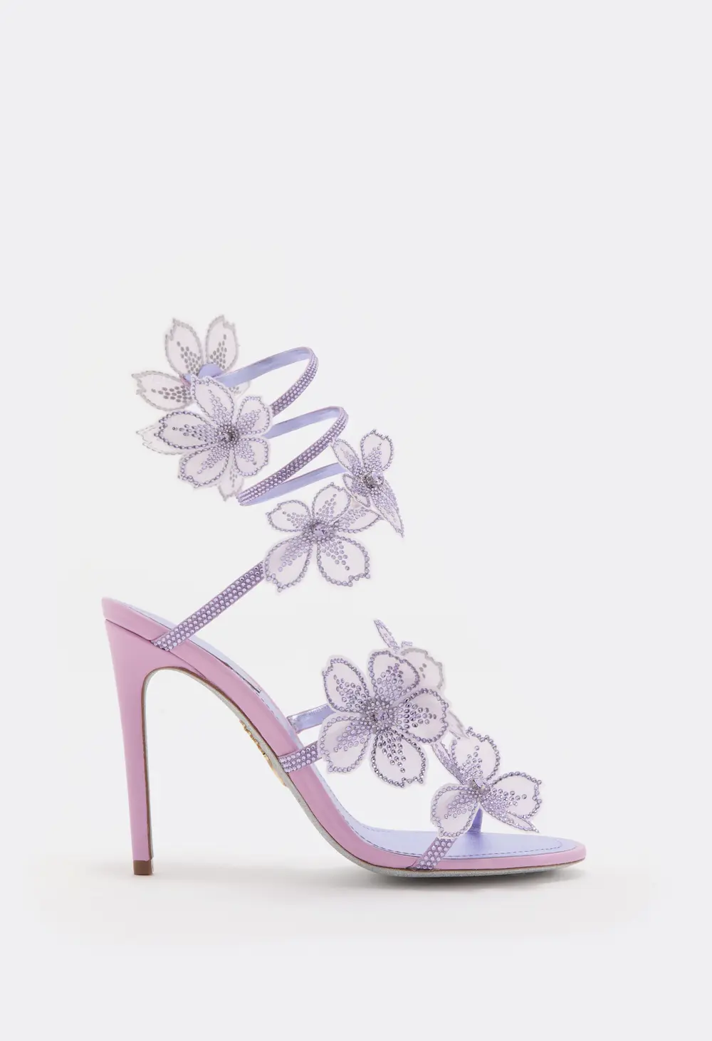 Rene Caovilla PEACH FLOWER WISTERIA SANDAL 105