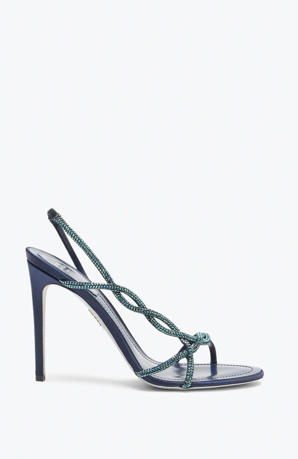 Rene Caovilla BRAID ELECTRIC BLUE SANDAL 105