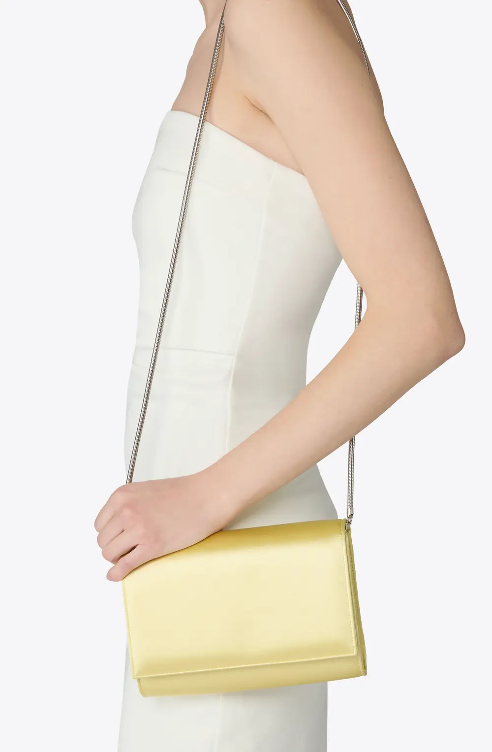 Rene Caovilla BABY YELLOW CLUTCH