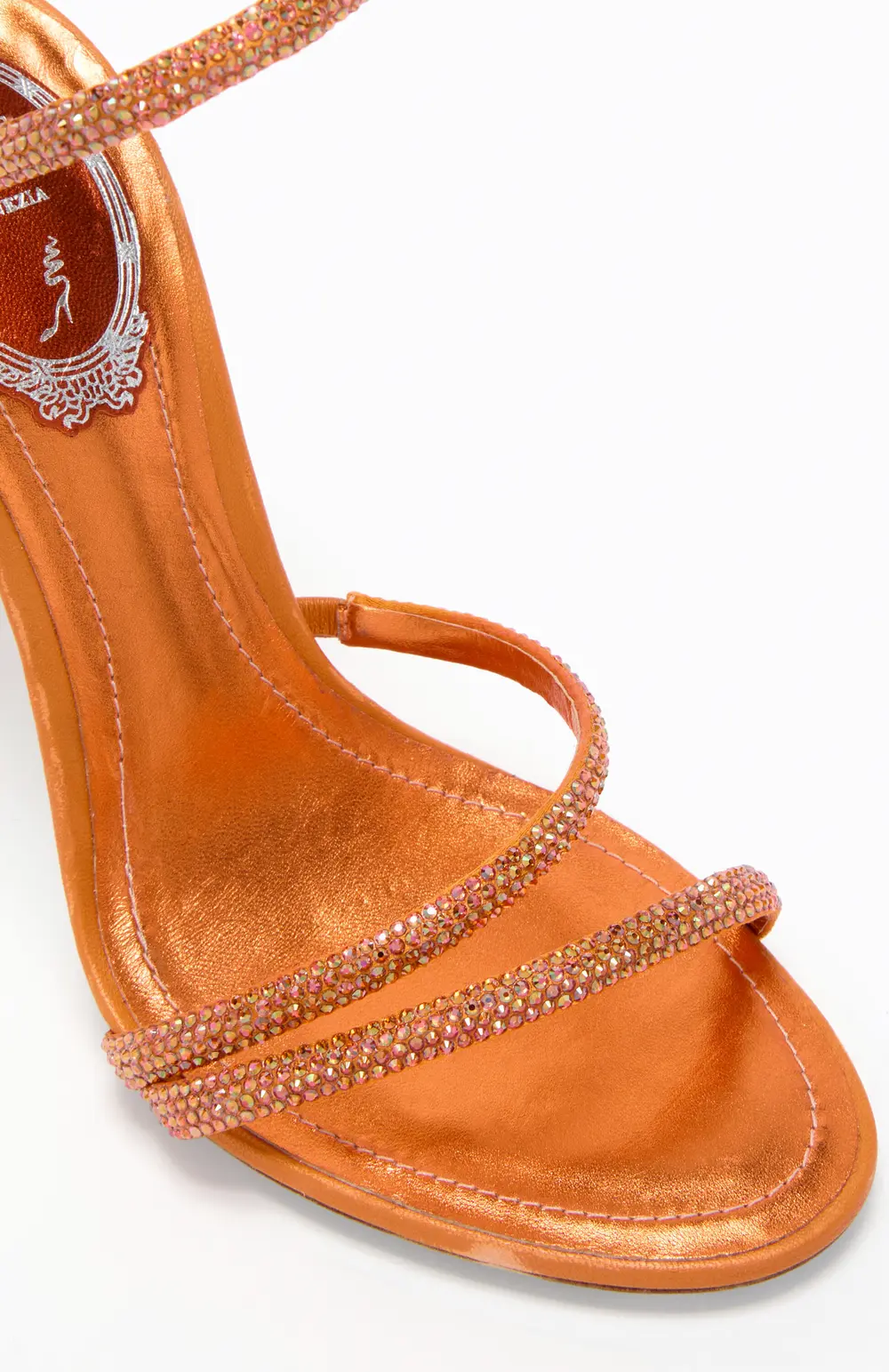 Rene Caovilla MARGOT ORANGE SANDAL 105