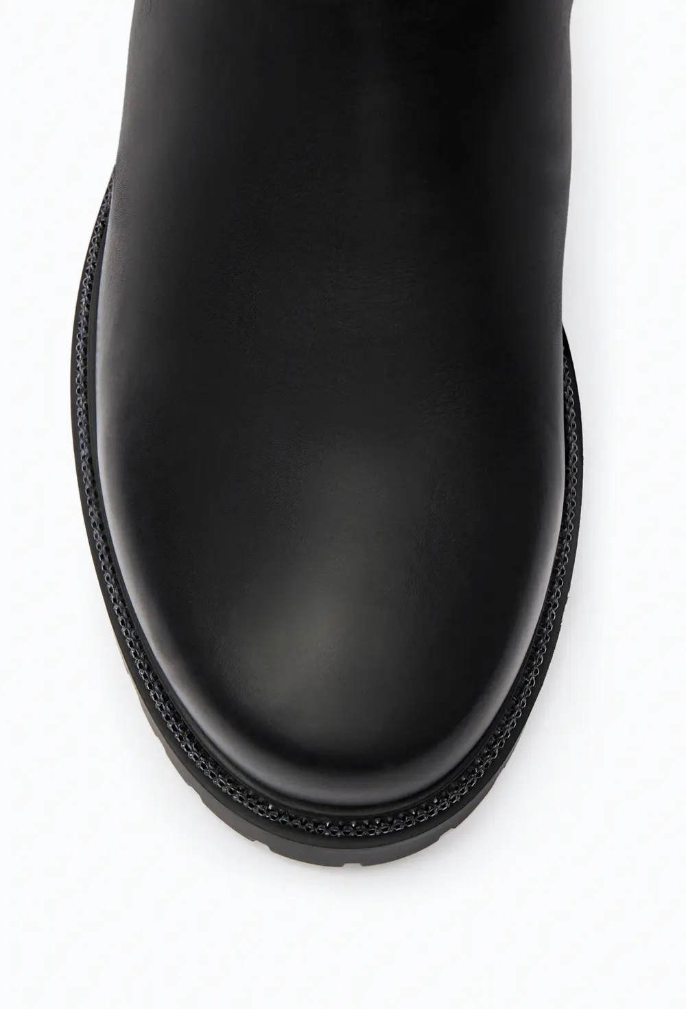Rene Caovilla Cleo Crystal Black Bootie 25