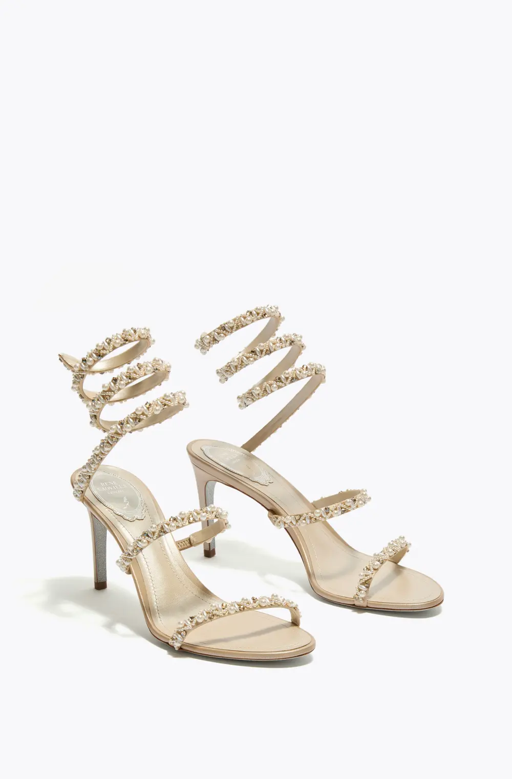 Rene Caovilla GOLDEN HONEY SANDAL 80
