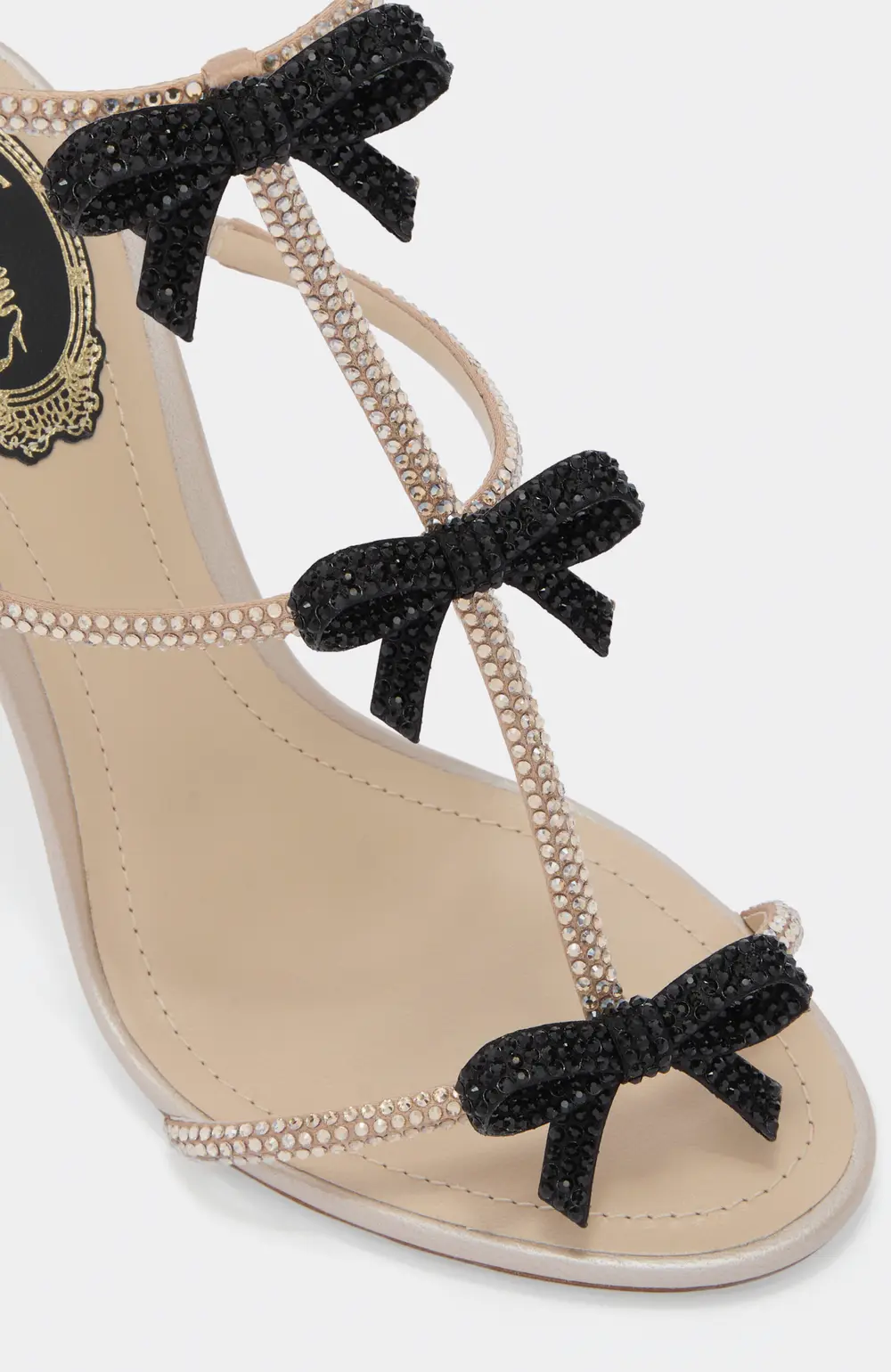 Rene Caovilla CATERINA CHAMPAGNE SANDAL 105