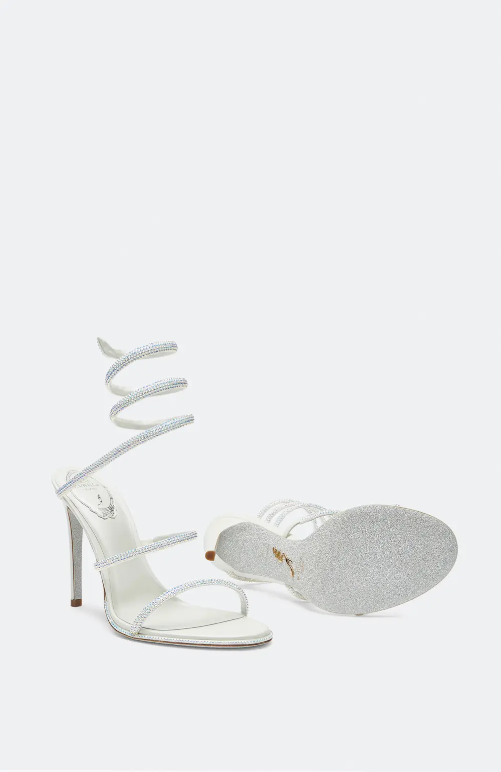 Rene Caovilla Sandals With Rhinestones Cleo