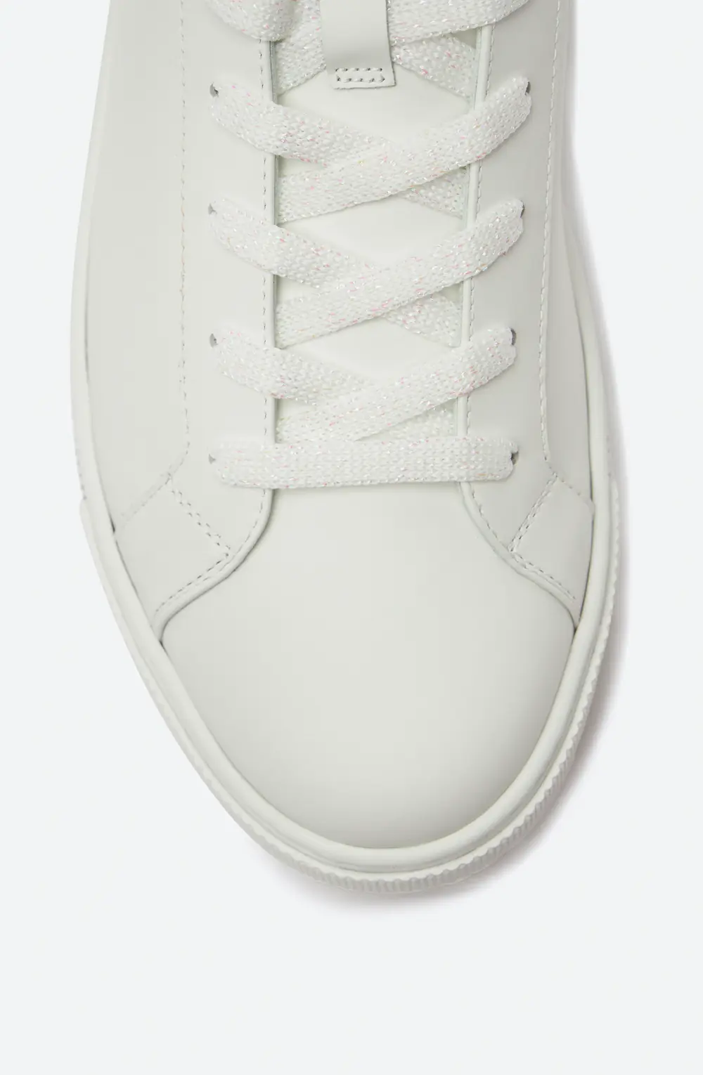 Rene Caovilla Xtra White And Silver Sneaker 15