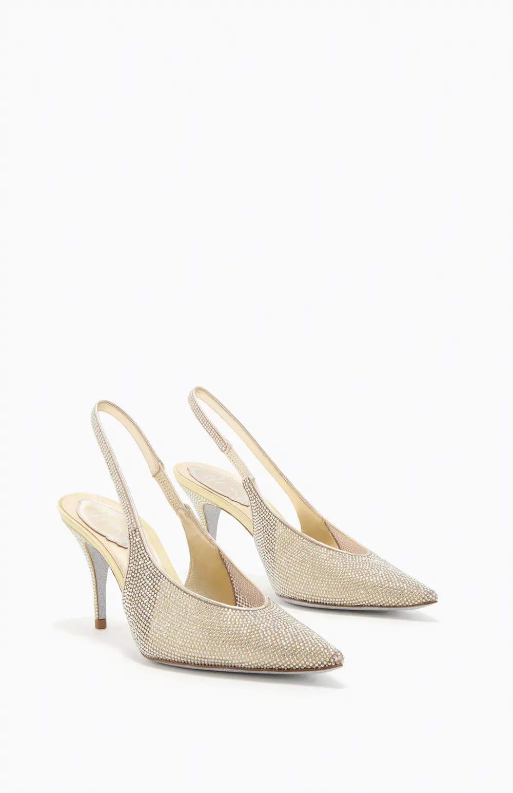 Rene Caovilla JINNY BUTTER YELLOW SLINGBACK 80