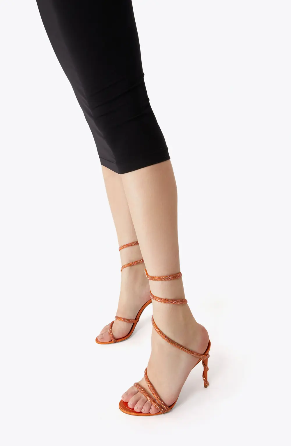 Rene Caovilla MARGOT ORANGE SANDAL 105