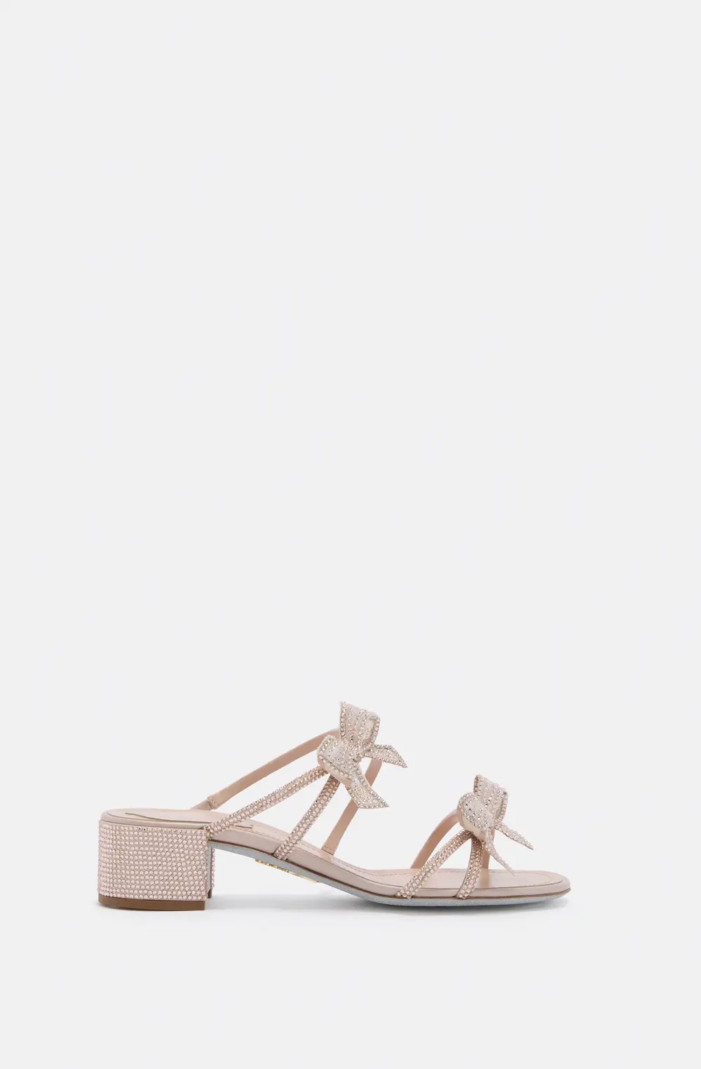 Rene Caovilla RIBBON NUDE MULE 40