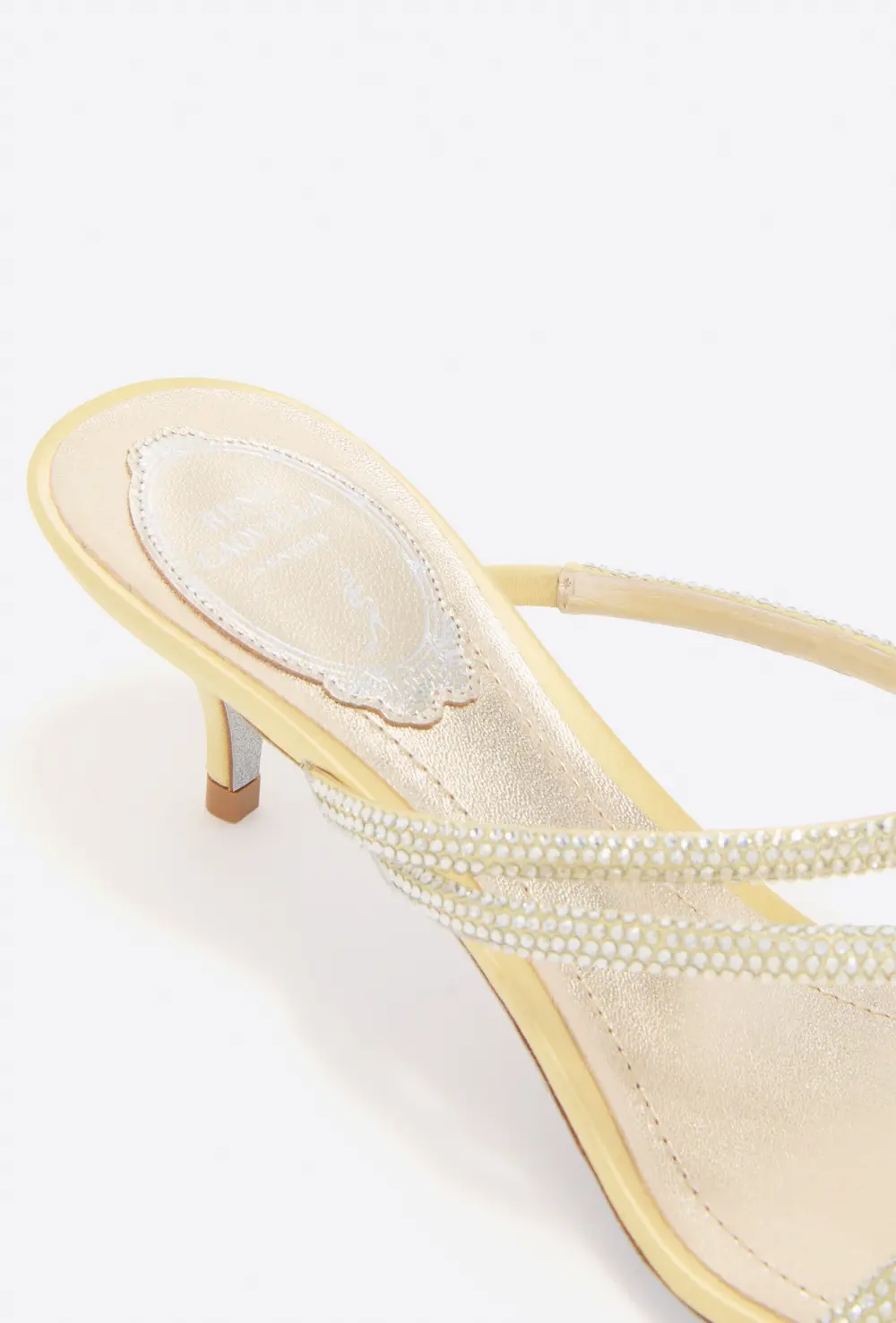 Rene Caovilla ERIN BUTTER YELLOW MULE 50