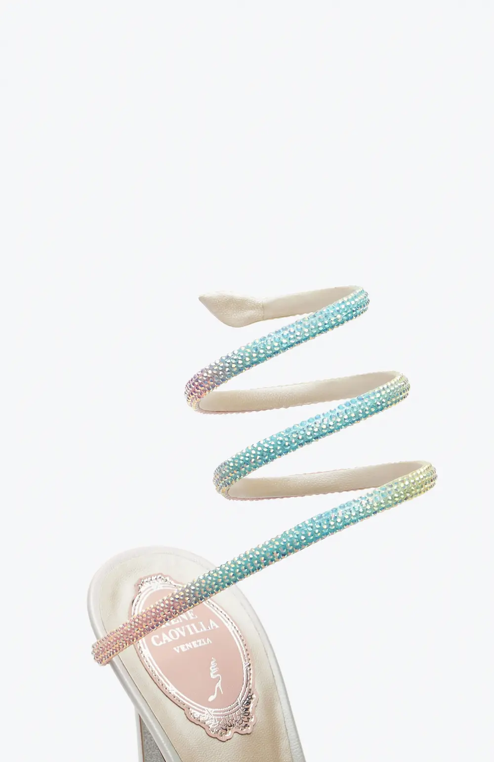 Rene Caovilla Cleo Burano Sandal With Crystals 105