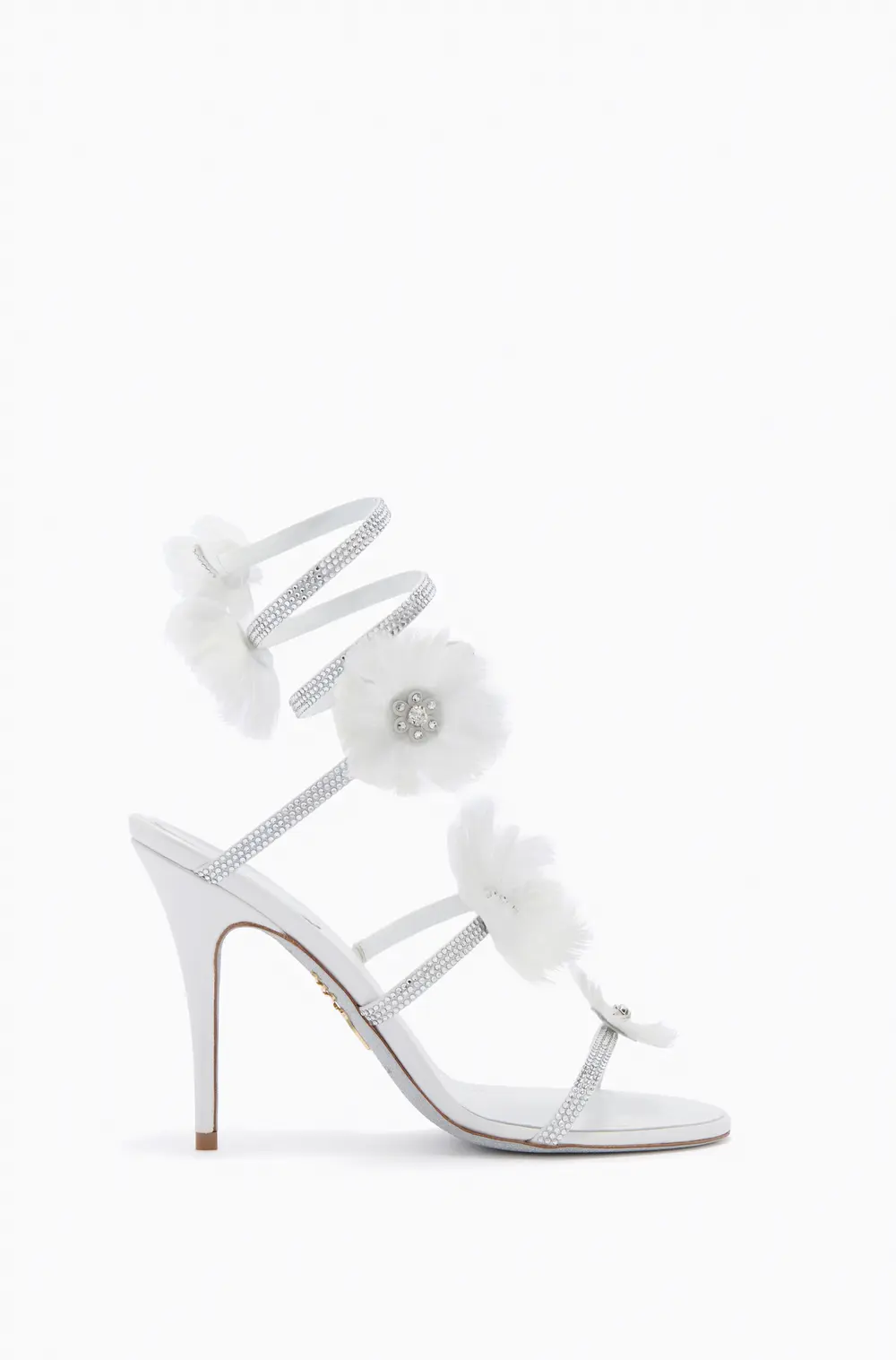 Rene Caovilla JOLENE WHITE SANDAL 100