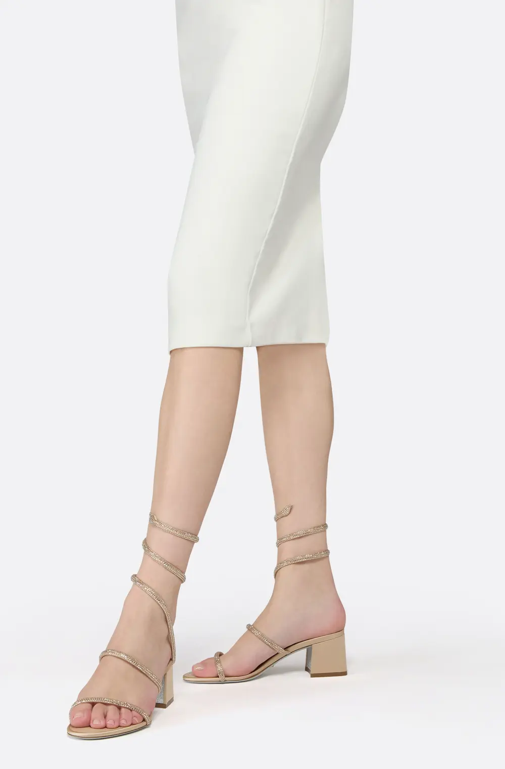 Rene Caovilla CLEO GOLD SANDAL 50