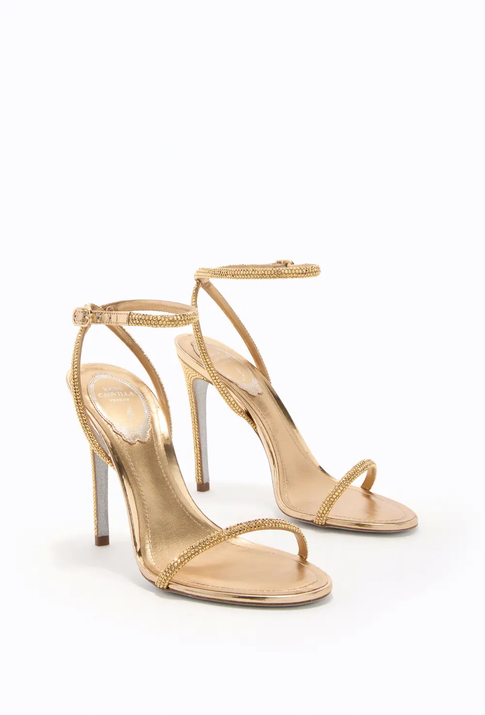 Rene Caovilla ELLABRITA CHAMPAGNE SANDAL 105