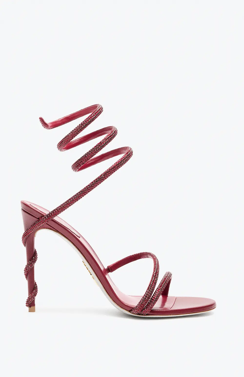 Rene Caovilla MARGOT BURGUNDY SANDAL 105