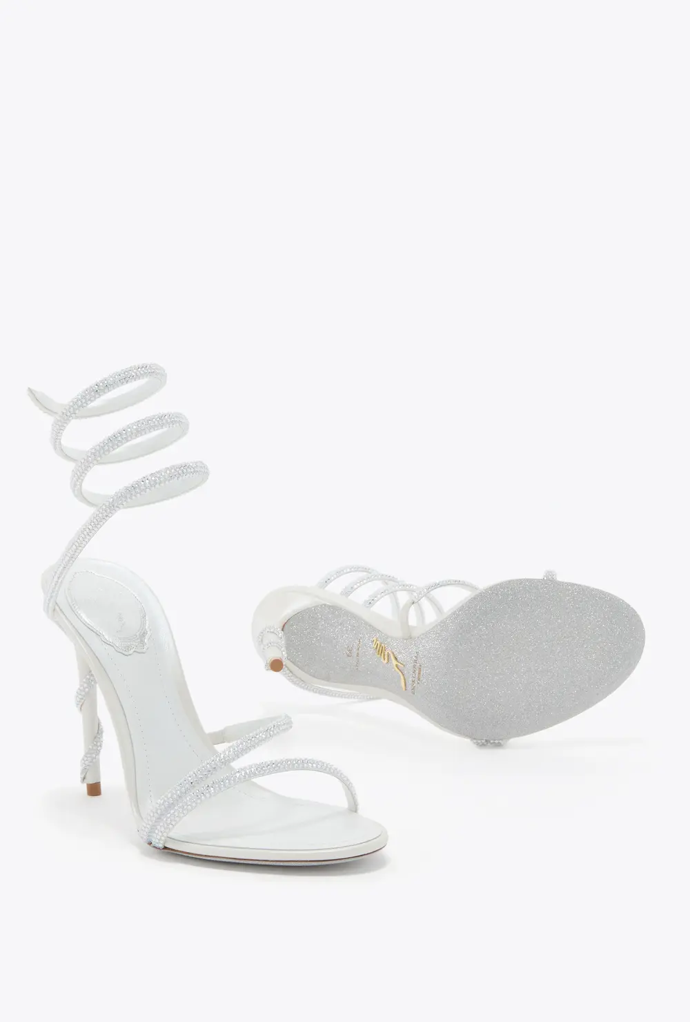 Rene Caovilla MARGOT SILVER SANDAL 105