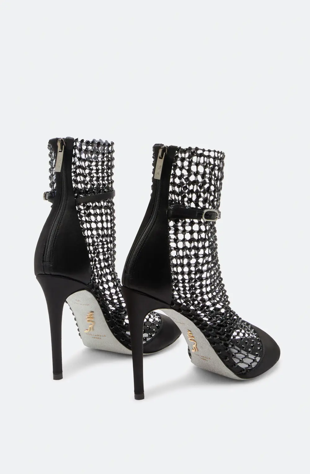 Rene Caovilla Galaxia Black Sandal 105