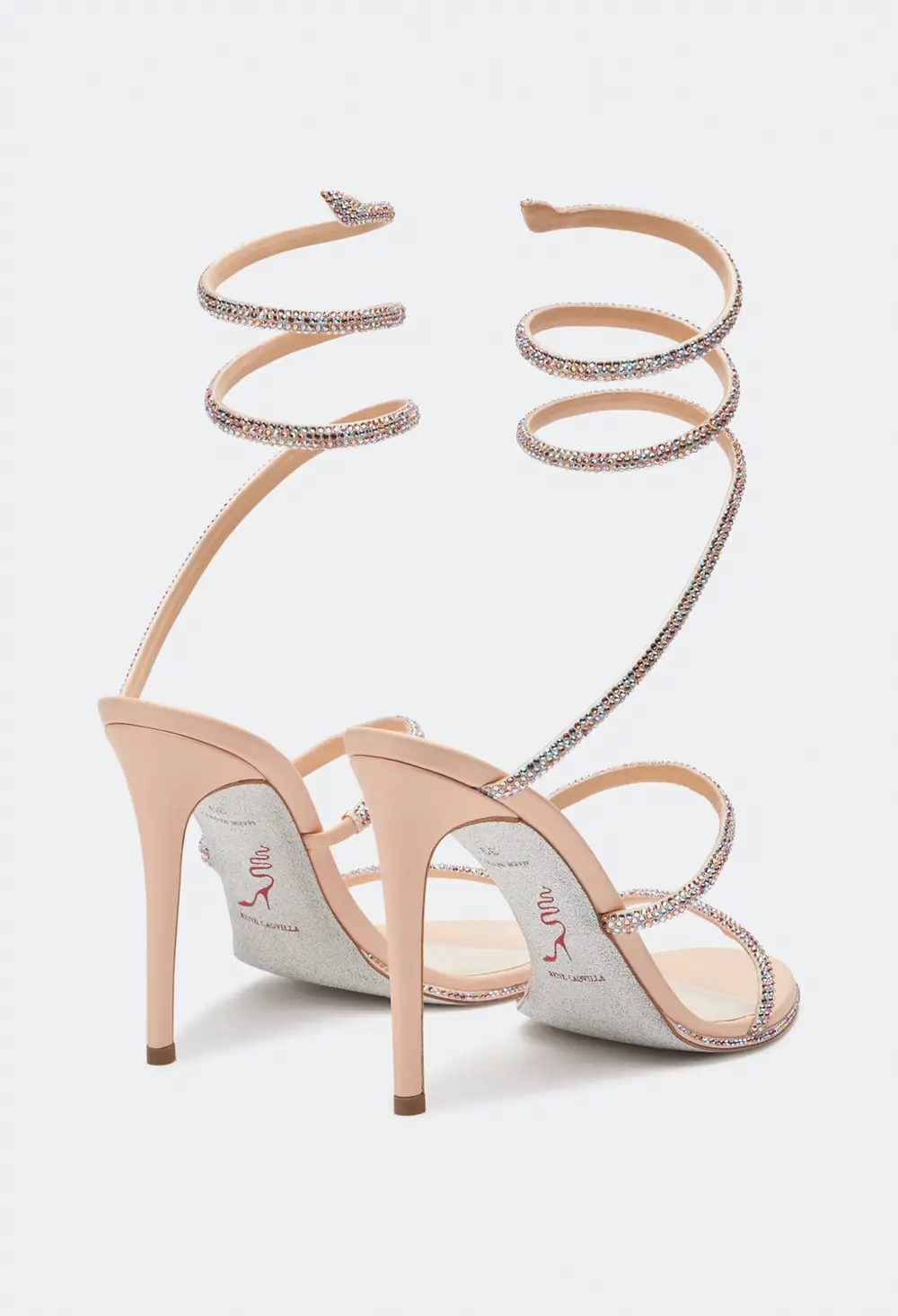 Rene Caovilla Elegant Pink Sandals Cleo
