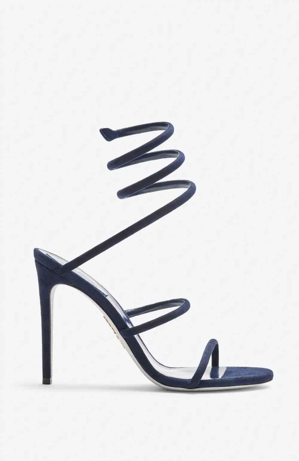 Rene Caovilla Cleo Blue Suede Sandal 105