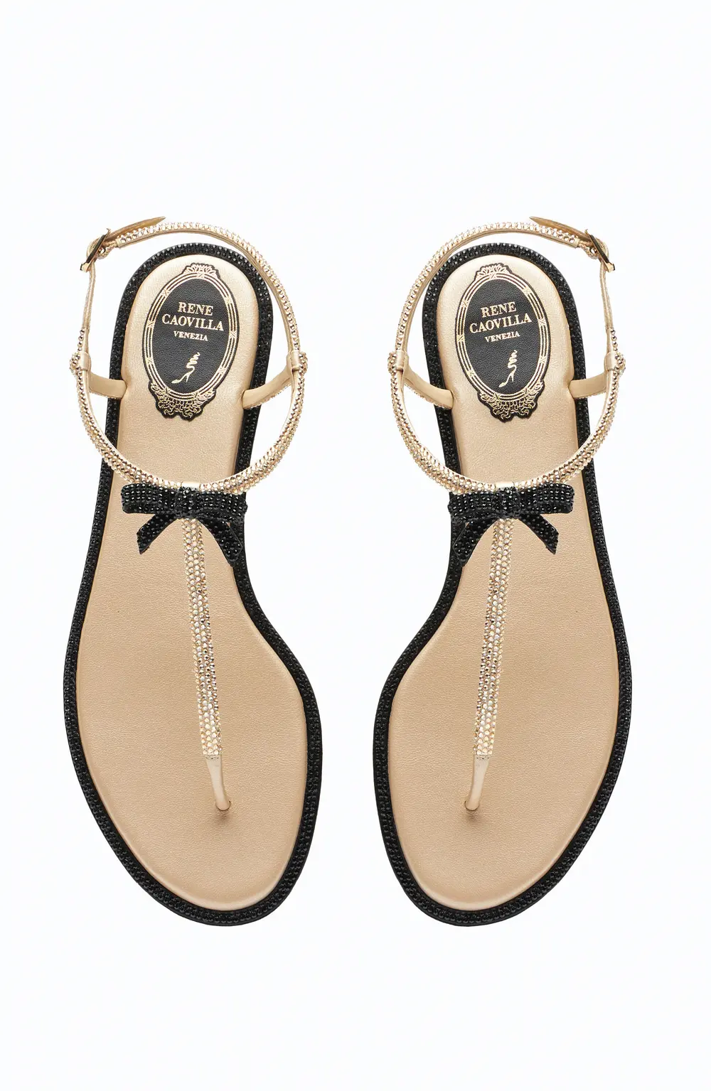 Rene Caovilla Caterina Honey Thong Sandal 10