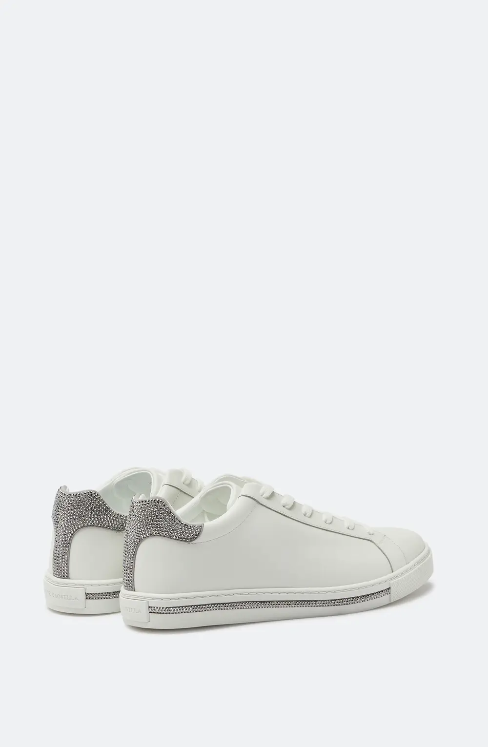 Rene Caovilla Xtra White And Silver Sneaker 15