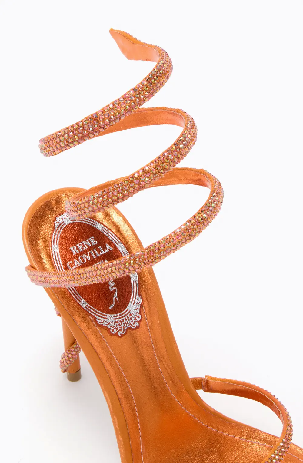 Rene Caovilla MARGOT ORANGE SANDAL 105