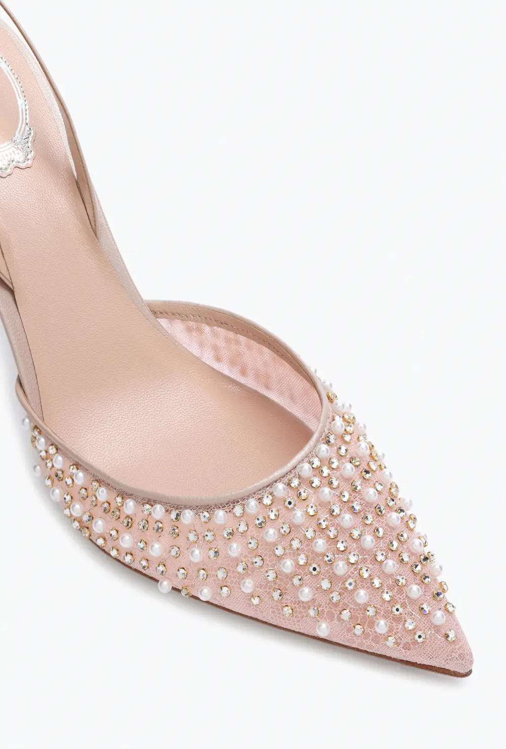 Rene Caovilla Aretha Nude Slingback 80