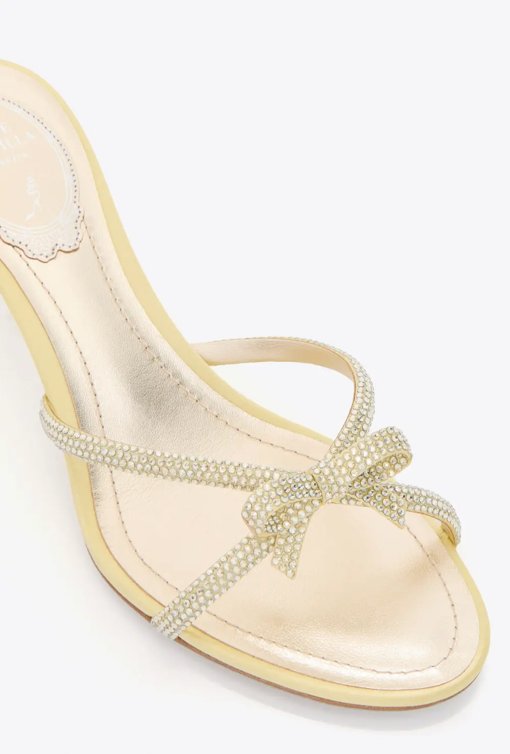 Rene Caovilla LYNETTE BUTTER YELLOW MULE 50