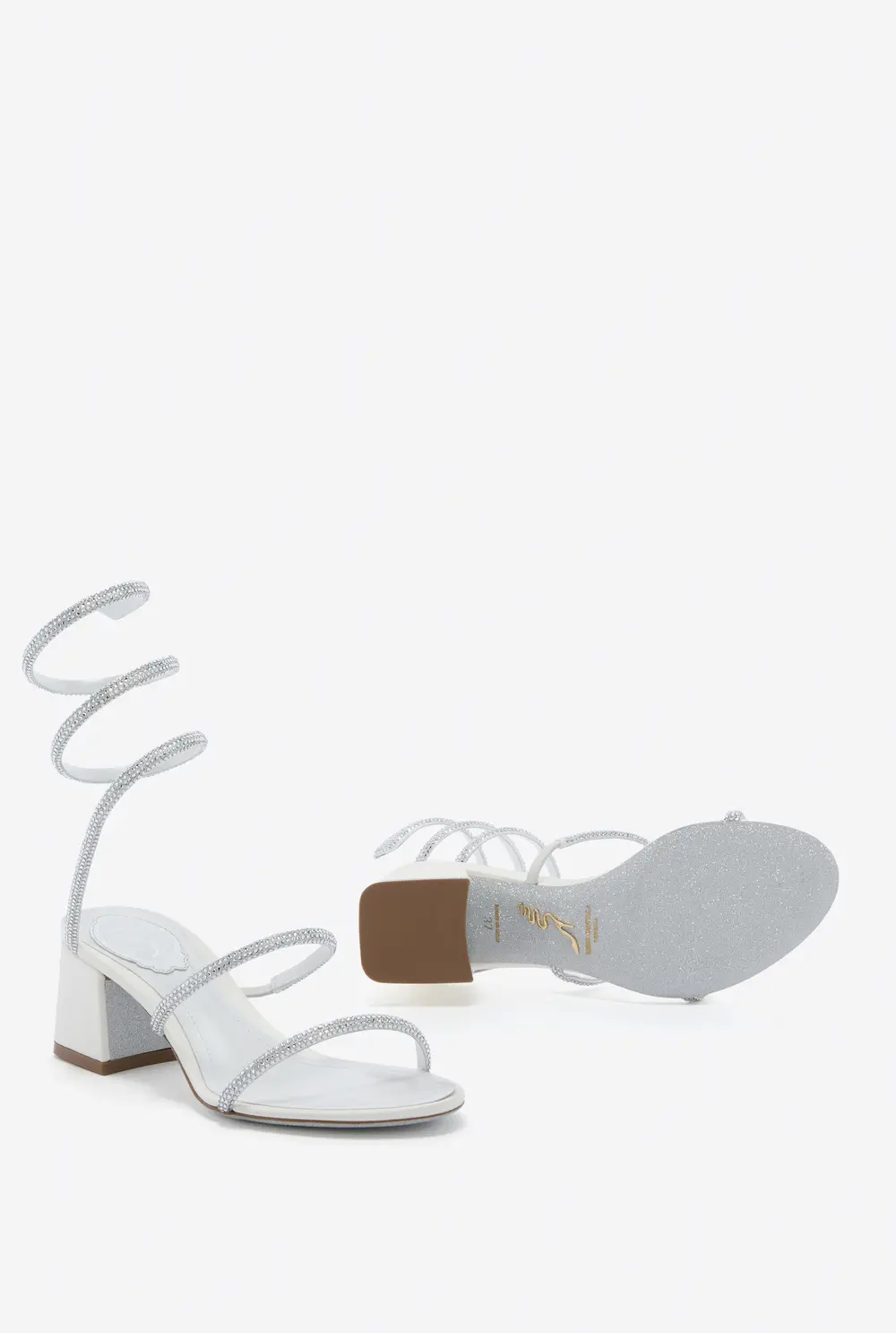 Rene Caovilla CLEO WHITE SANDAL 50