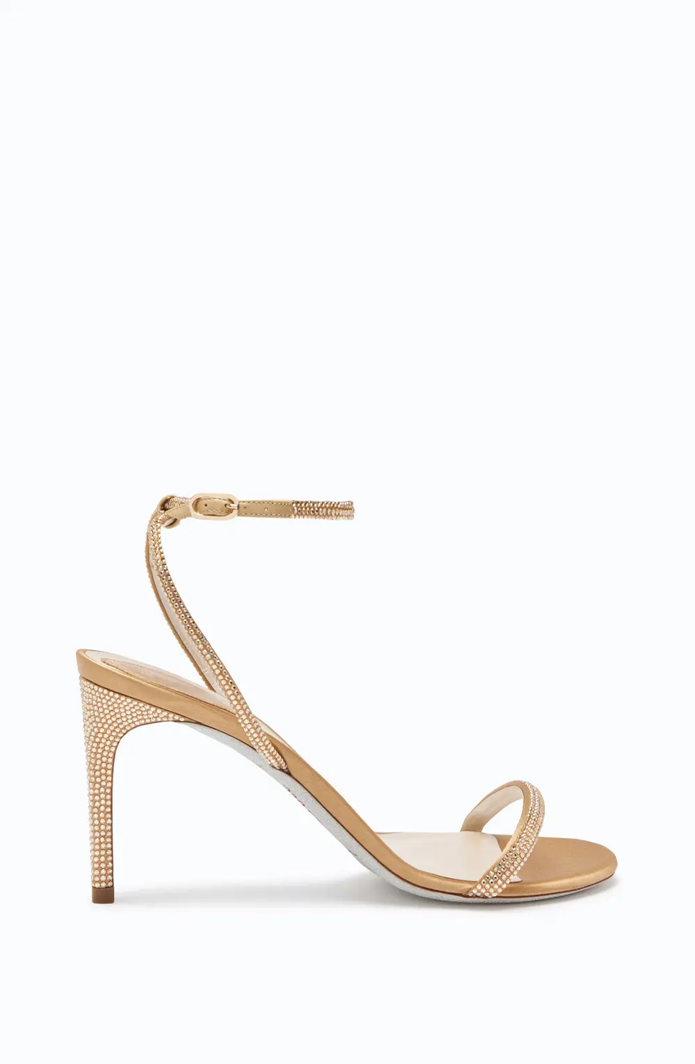 Rene Caovilla Ellabrita Crystal Beige Sandal 80