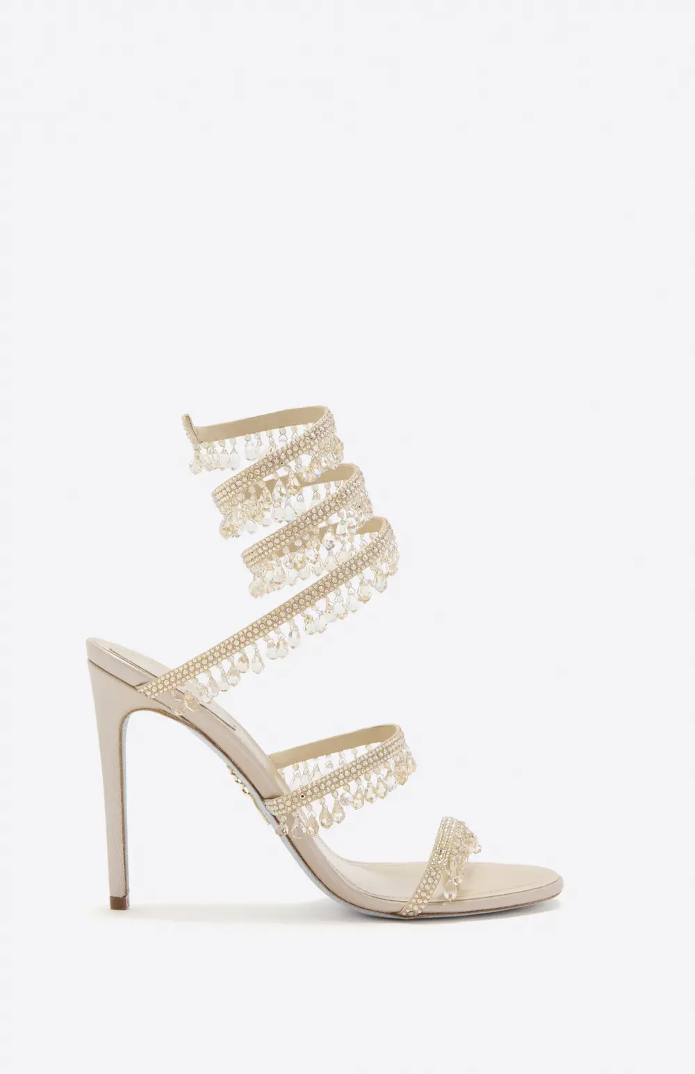 Rene Caovilla CHANDELIER CHAMPAGNE SANDAL 105