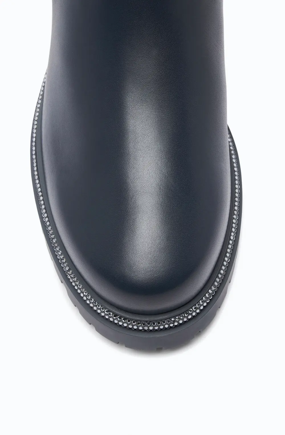 Rene Caovilla Cleo Grey Bootie With Silver Crystals 25