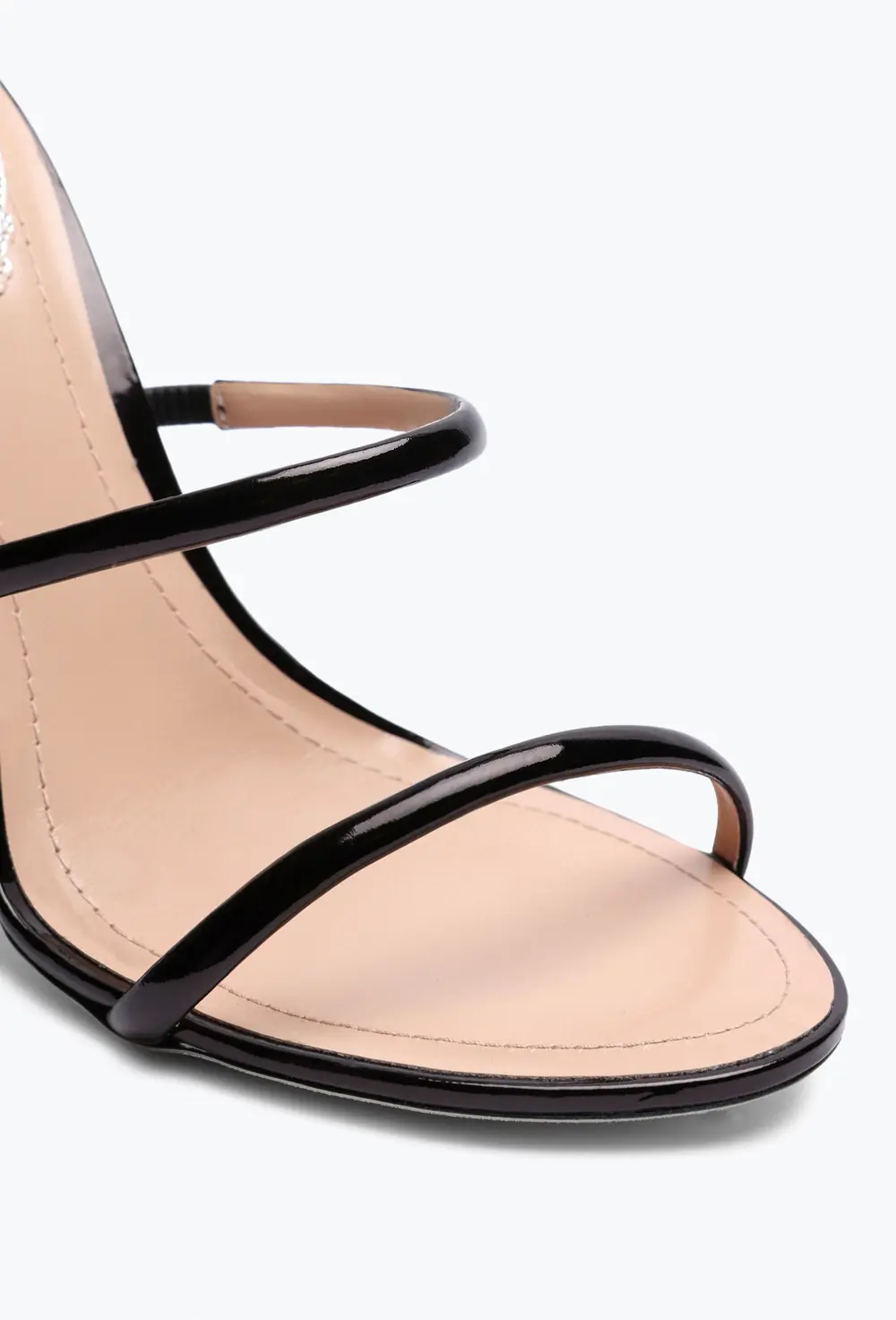 Rene Caovilla Cleo Metallic Black Sandal 105