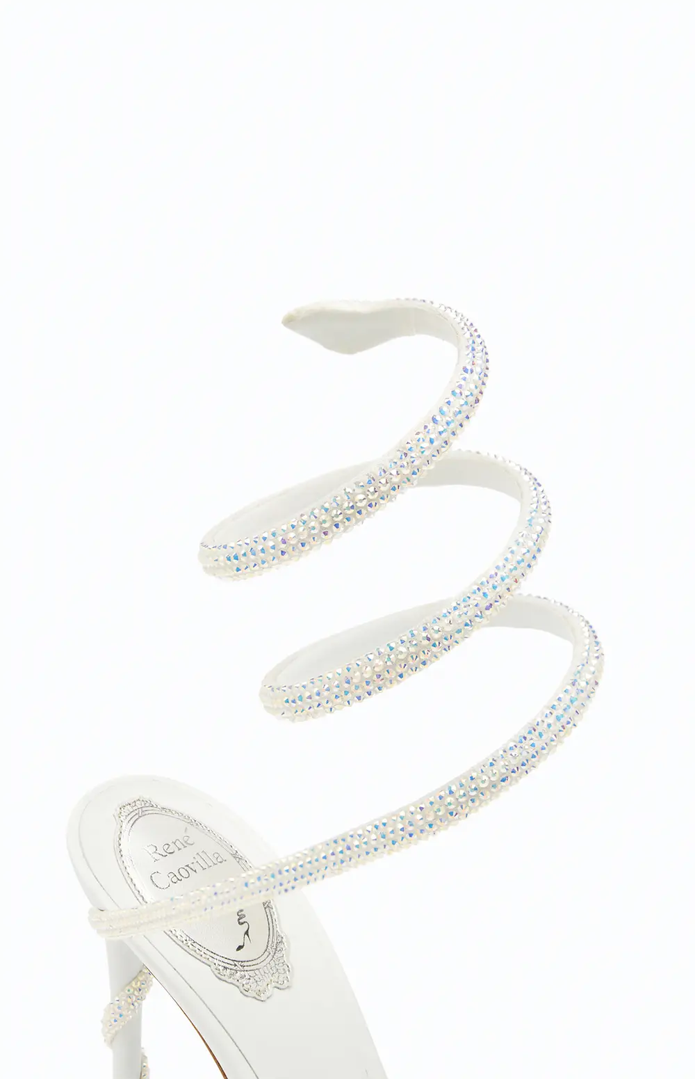 Rene Caovilla MARGOT SWAROVSKI WHITE SANDAL JEWEL