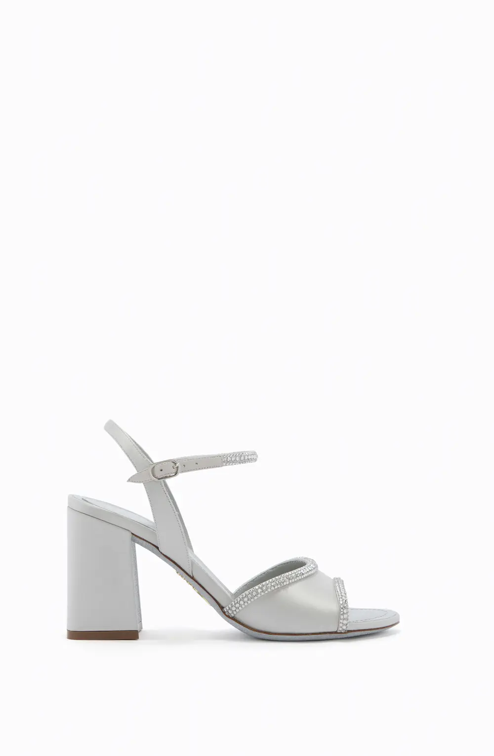Rene Caovilla MARGHERITA PEARL GREY SANDAL 80
