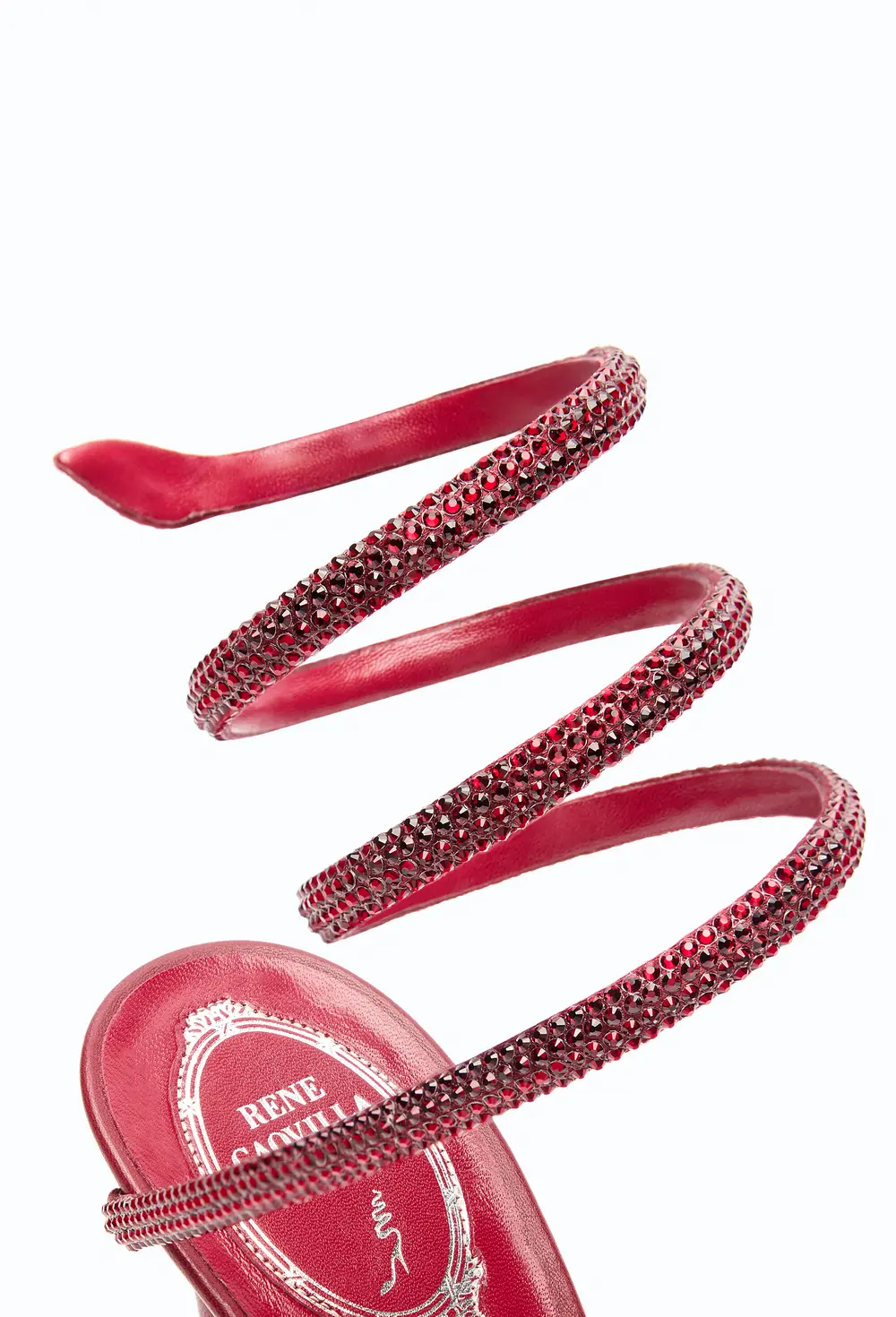 Rene Caovilla MARGOT BURGUNDY SANDAL 105