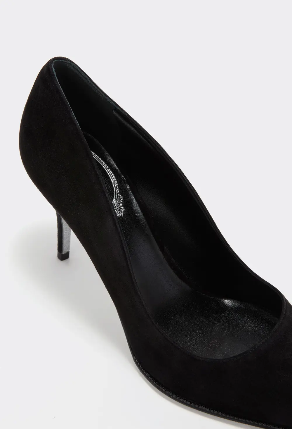 Rene Caovilla TAYLOR BLACK PUMP 80