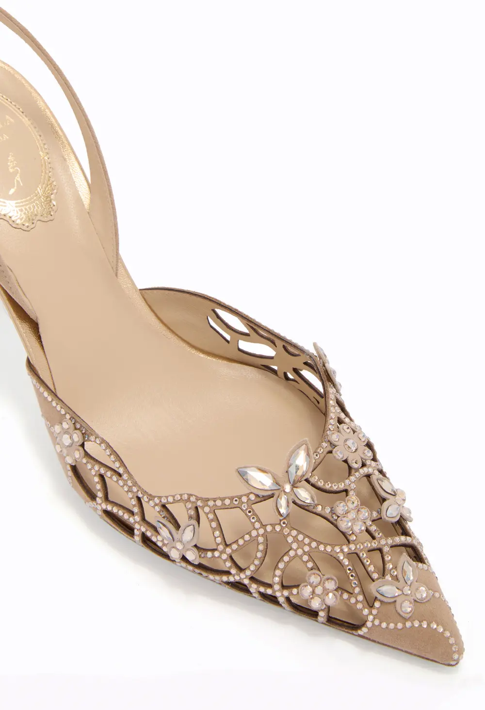 Rene Caovilla EDEN GOLD SLINGBACK 80