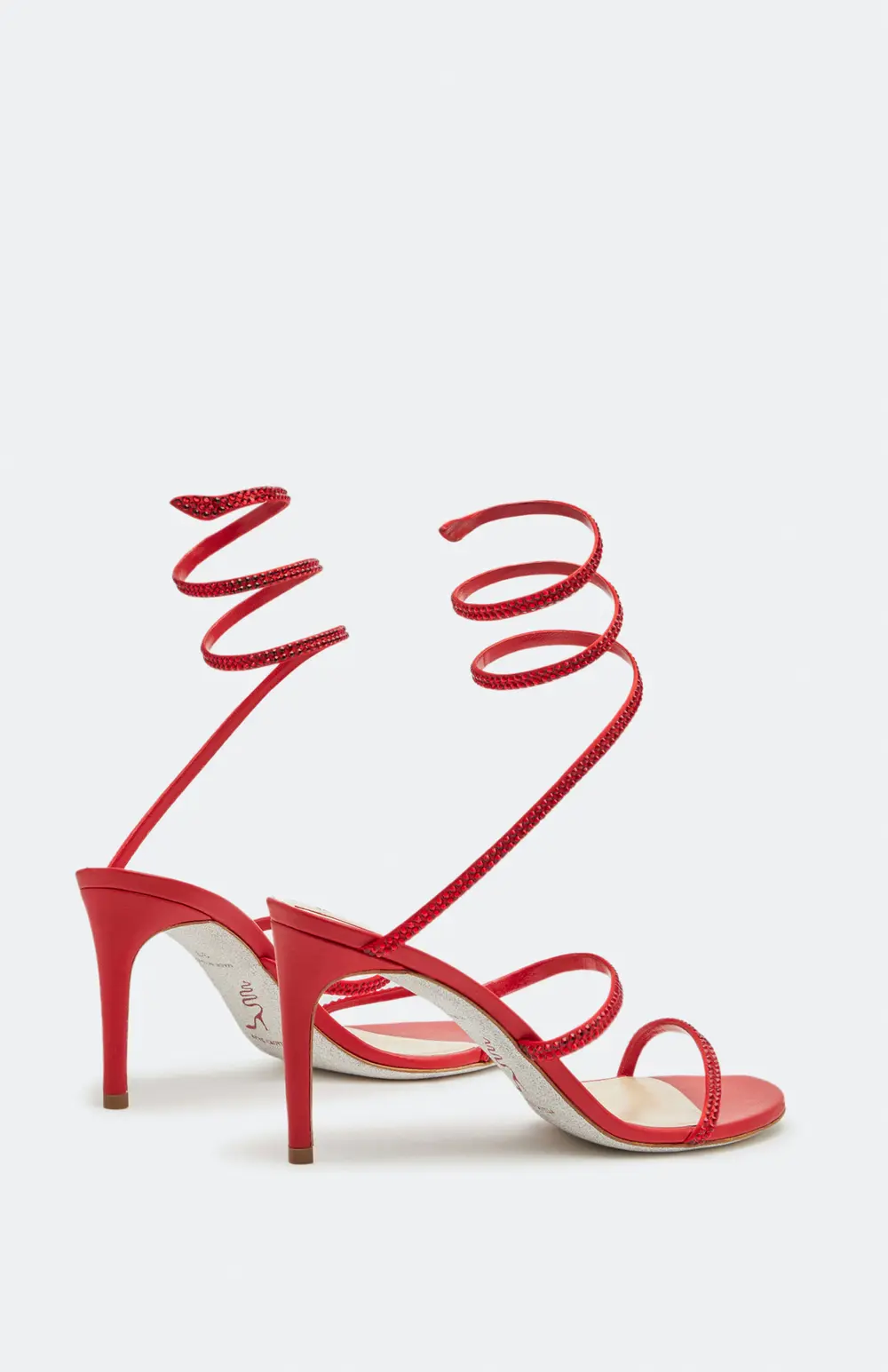 Rene Caovilla Cleo Red Sandal 80