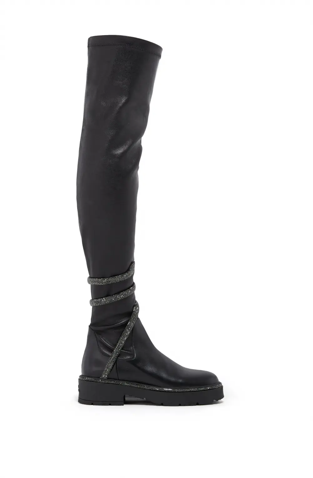 Rene Caovilla CLEO BLACK CUISSARD BOOT 50