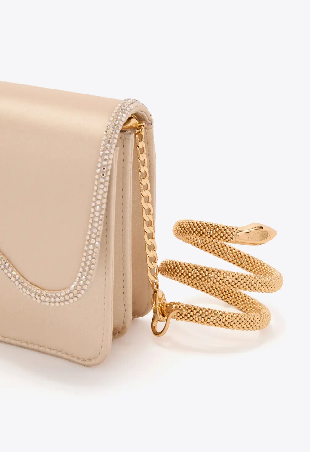 Rene Caovilla ONDA GOLD CLUTCH