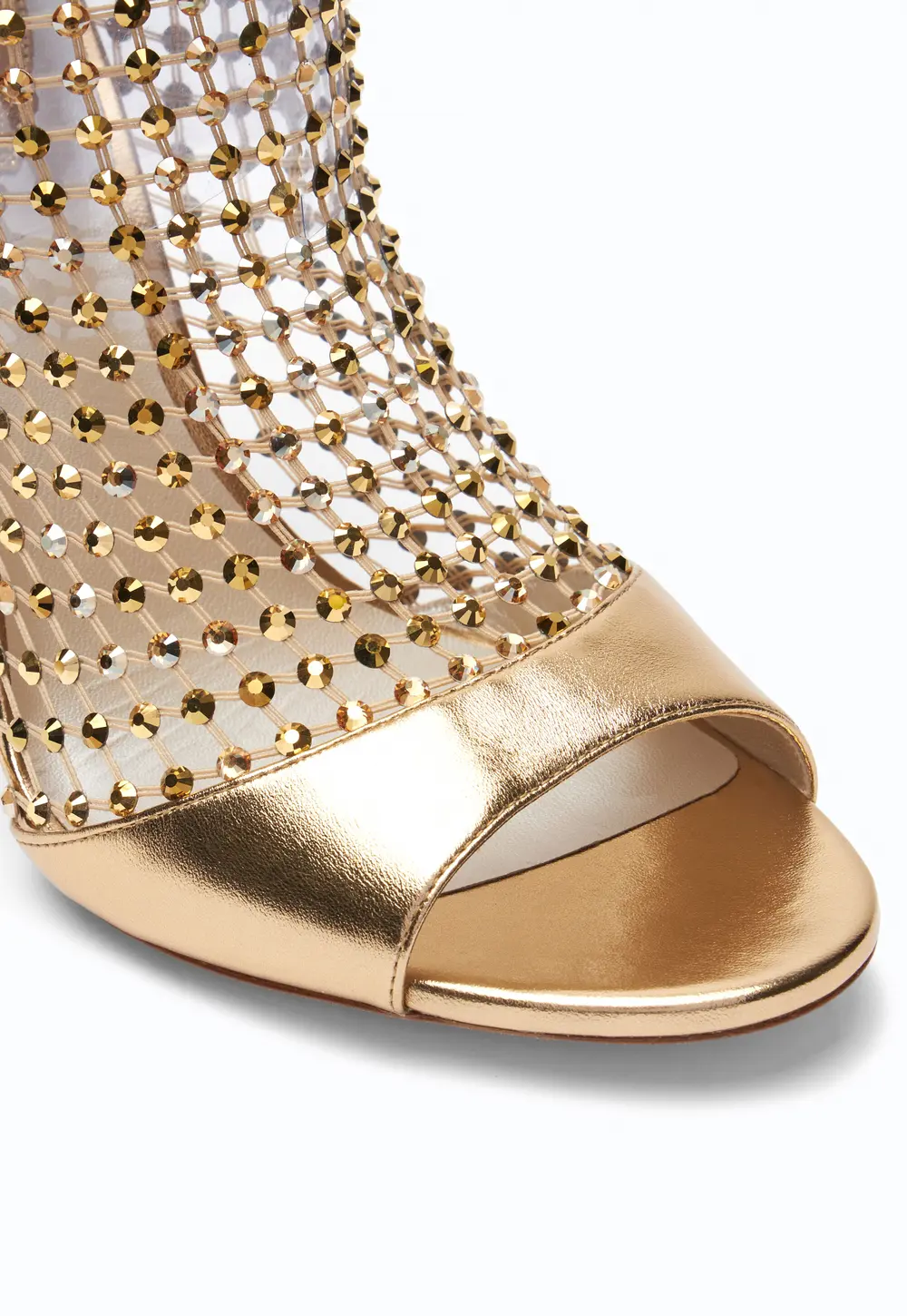Rene Caovilla Galaxia Gold Sandal 105