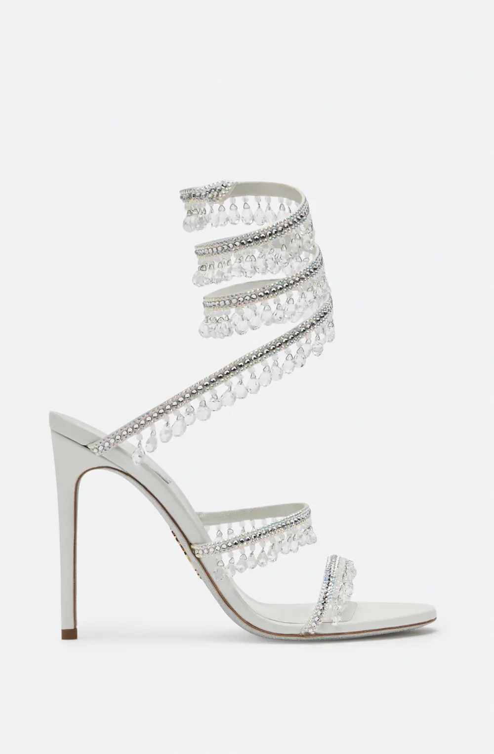 Rene Caovilla Chandelier Ivory Sandal 105