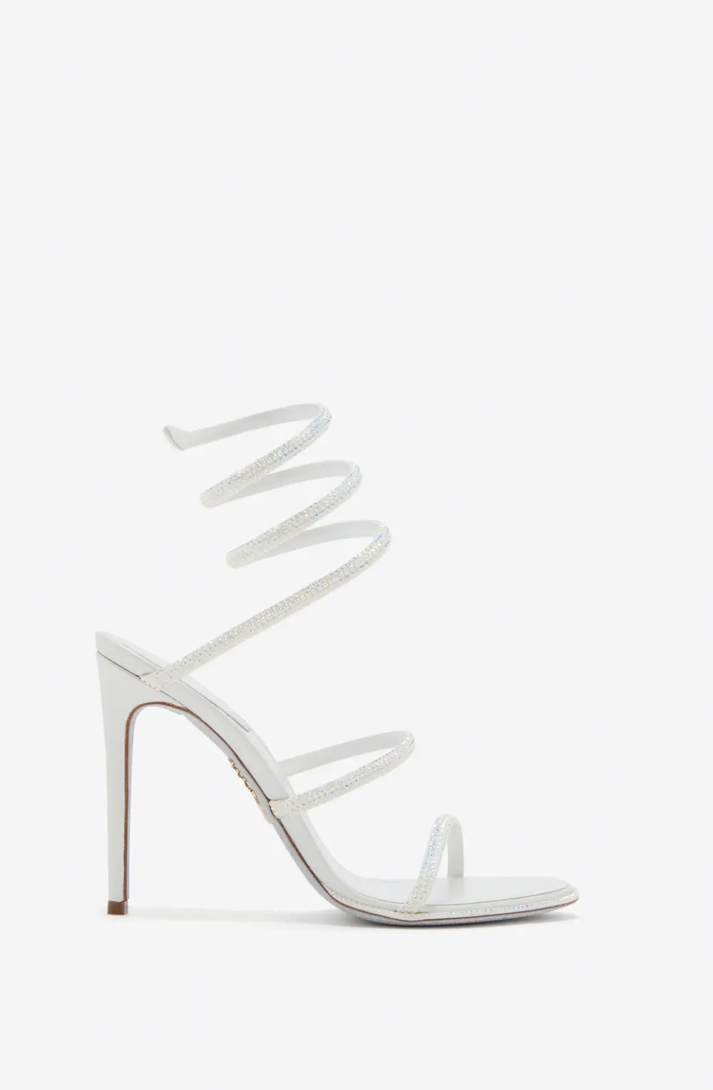 Rene Caovilla CLEO IVORY SATIN/C.TRANSMISSION STRASS SANDAL