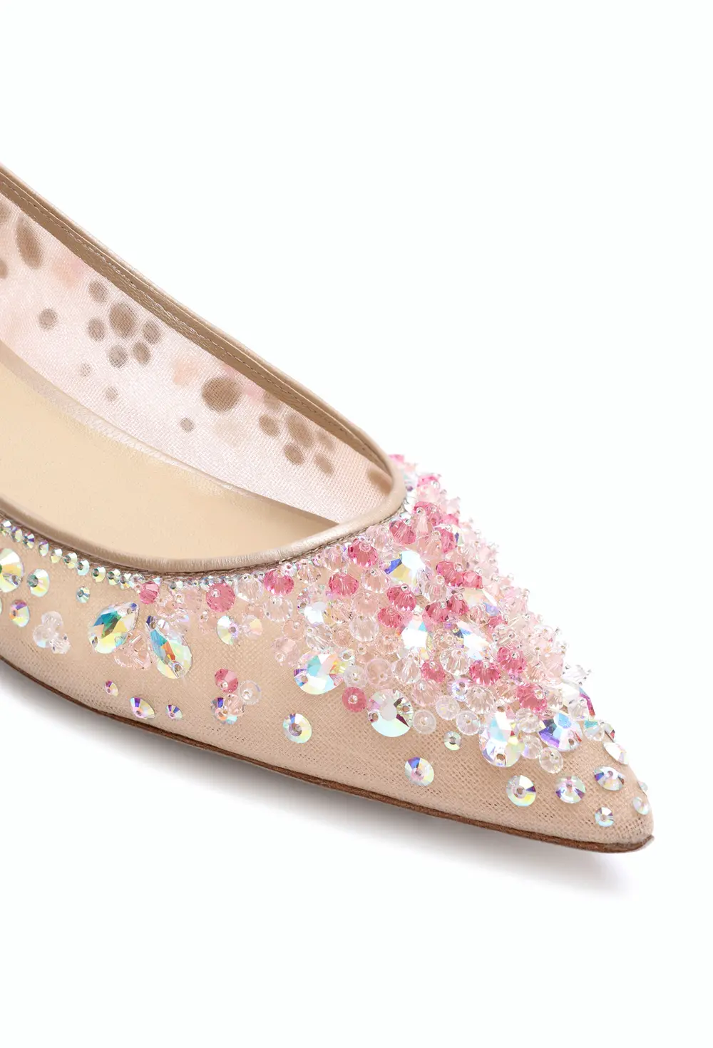 Rene Caovilla Cinderella Champagne Ballerina 10