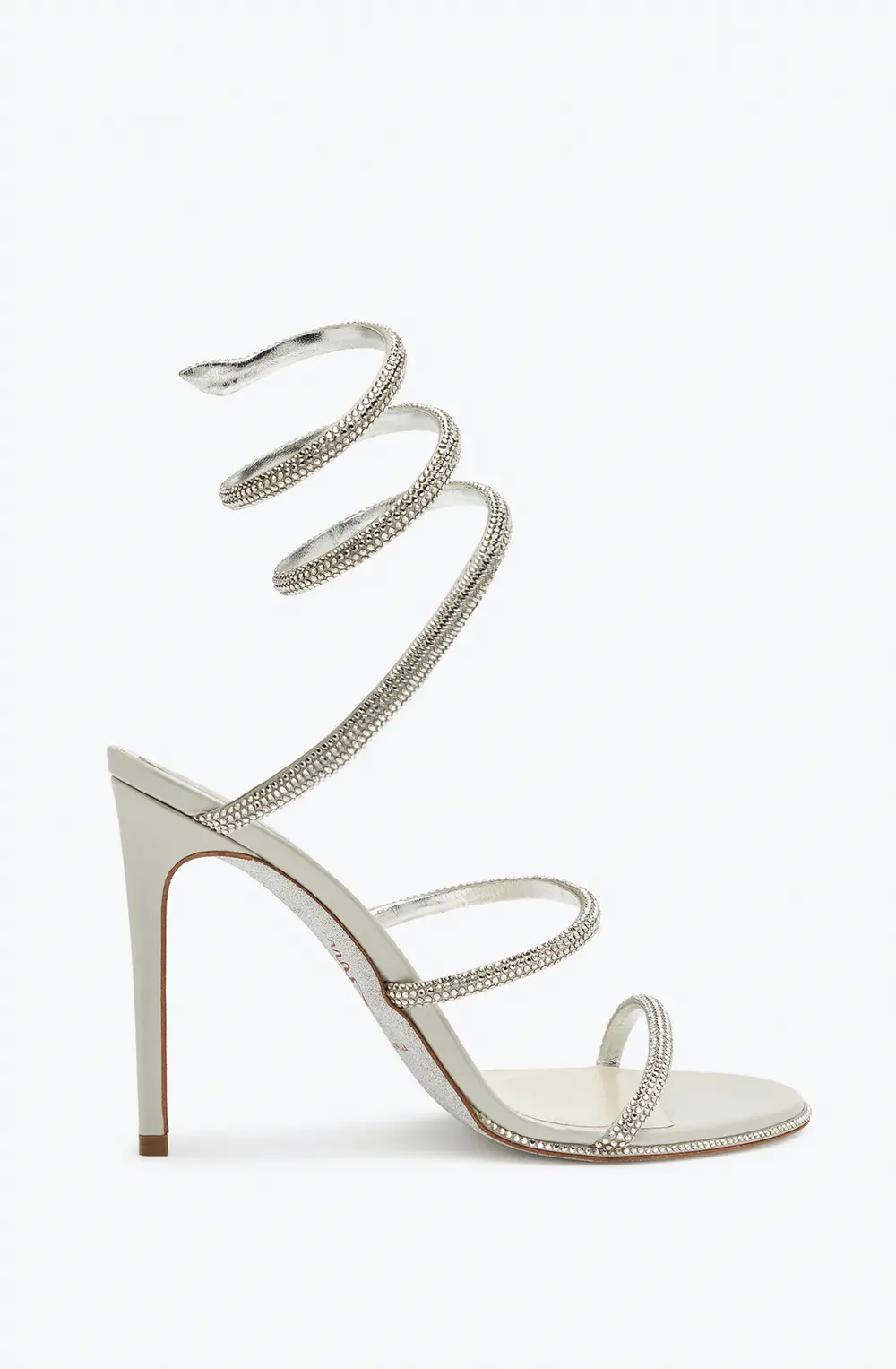 Rene Caovilla Evening Satin Sandals Cleo
